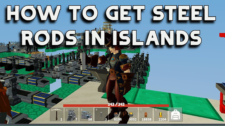 How do you make a steel rod in islands roblox
