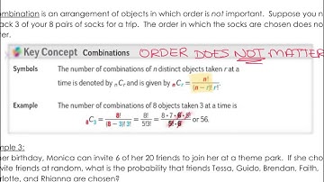 Geometry CP 12.3 Probability with Permutations and Combinations part 2