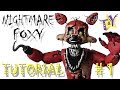 Как слепить Кошмарного Фокси ФНАФ Туториал 1 Nightmare Foxy FNAF from plasticine Tutorial 1
