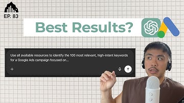 BEST ChatGPT Google Ads Keyword Research Prompt | Episode 83