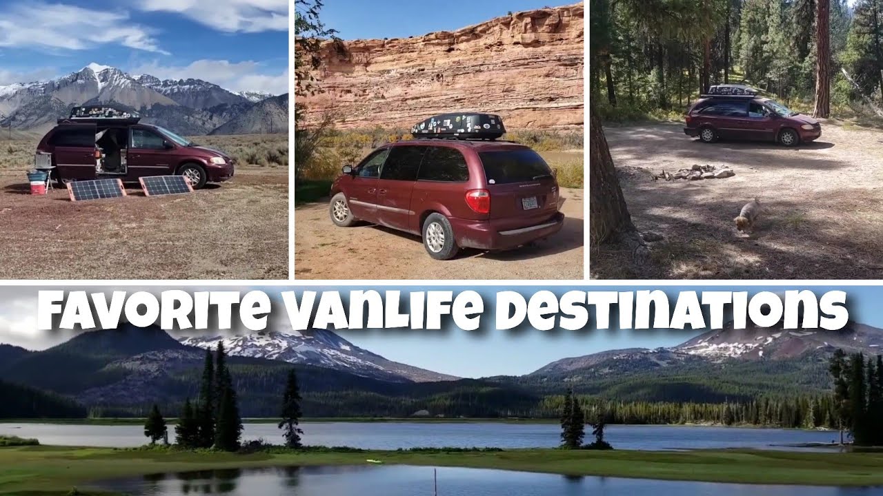 Top 10 VanLife Destinations | My favorite spots after living in a minivan with my dog for 5 years!