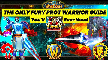 ULTIMATE FURY PROT WARRIOR GUIDE for Classic WoW – Threat, Rotation, Min-Maxing & Much More!