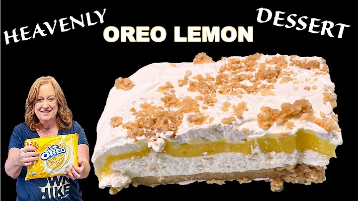 Heavenly OREO LEMON DESSERT, An "Ice Box" "No Bake...