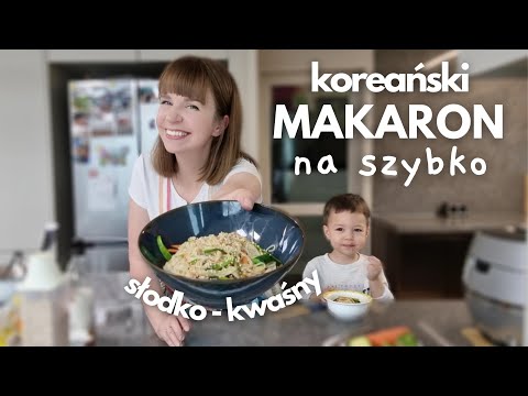 Słodko-kwaśny makaron na szybko - KOREAŃSKI MAKARON - idealny na majówkę!