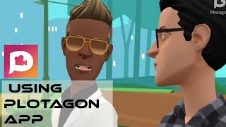 create  cartoon video in mobile phone using  plotagon app screenshot 3