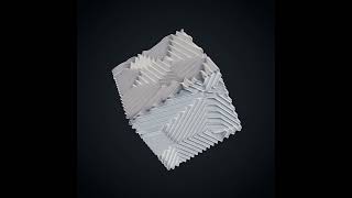 Cube Voronoi Displacement - Blender Geometry Nodes 5.0+