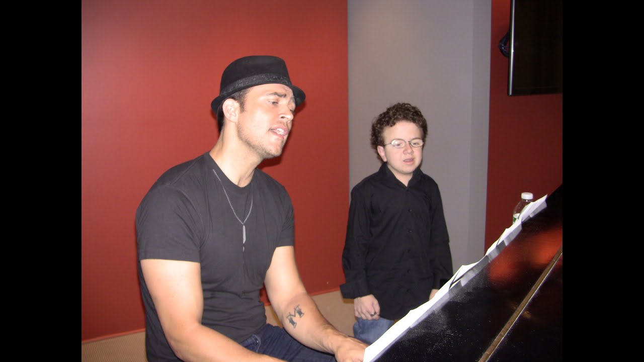 "Drive" Unplugged (Keenan Cahill and Cheyenne Jackson) Singing