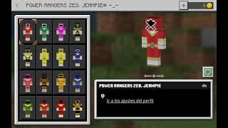 DESCARGAR SKIN DE POWER RANGERS ZEO PARA MINECRAFT screenshot 3