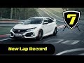 Honda - Civic Type R 2017 sets new Front-wheel drive lap record at Nürburgring