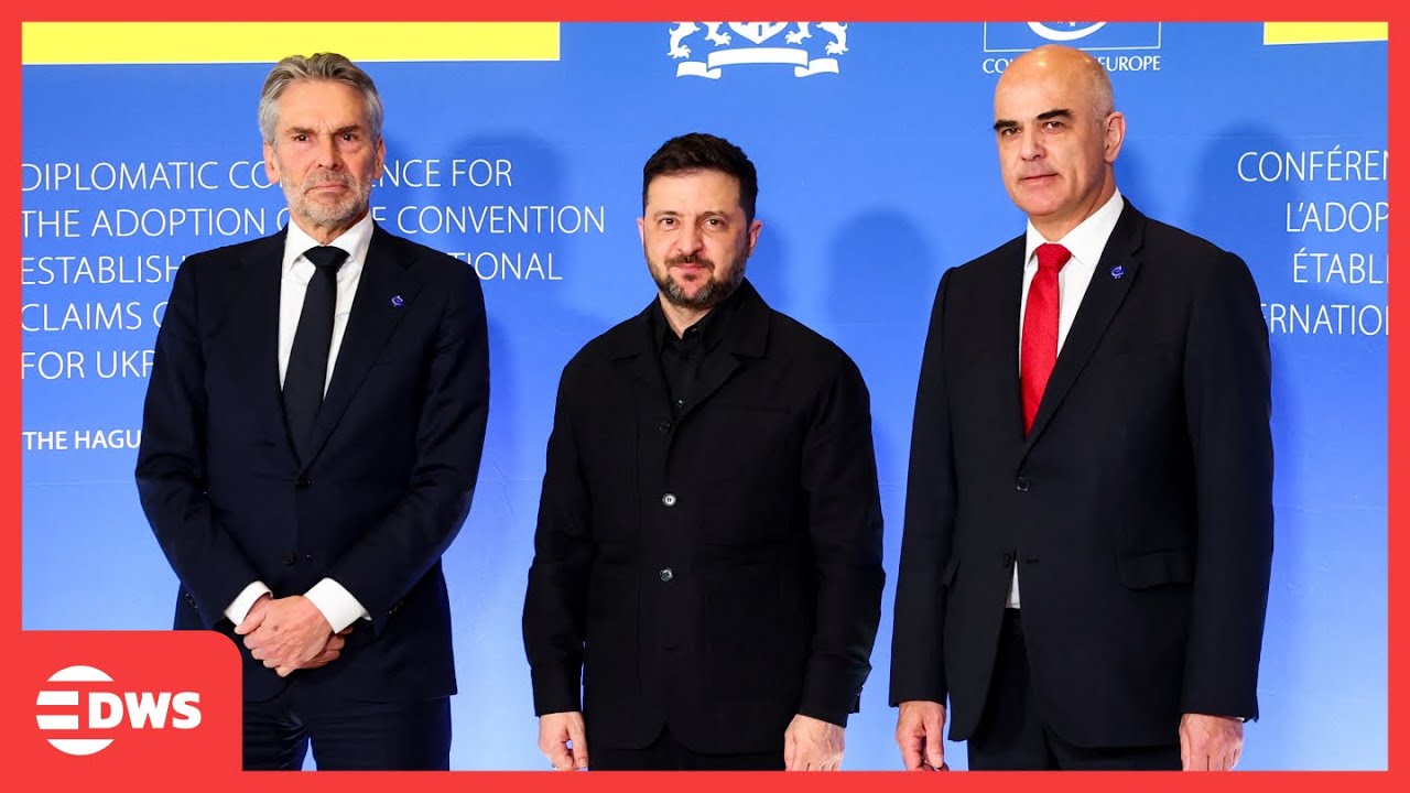 HISTORIC MOMENT: European Leaders Address Ukraine’s Compensation Claims at Hague Conference | AC1Z