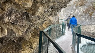 Johnston Canyon Hike, Banff National Park, Canada 🍁 April 2024