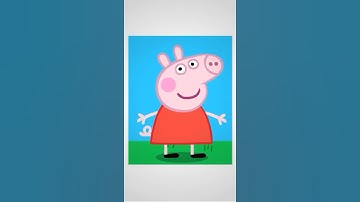 How to draw Peppa Pig cartoon step by step