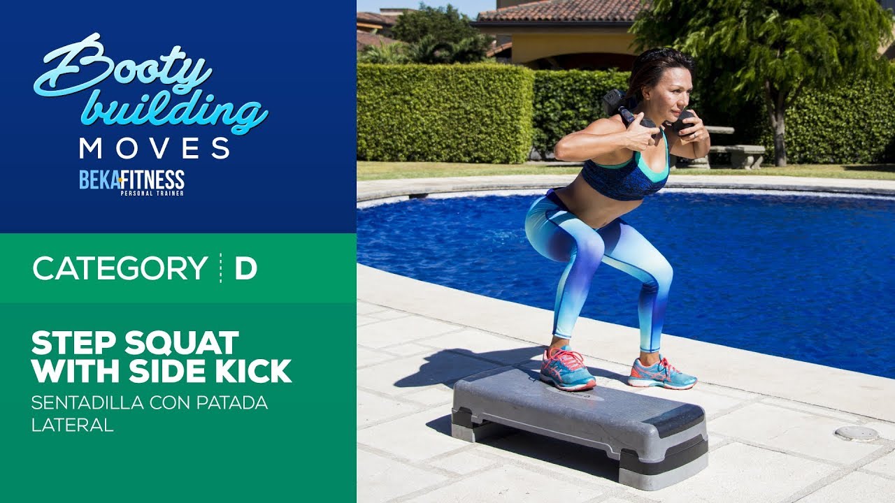 Step Squat with Side Kick YouTube