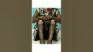 Beautiful Dulhan Mehndi Design | #status #shorts #shortvideo #short