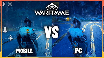 WARFRAME MOBILE VS WARFRAME PC (Gameplay & Graphics Comparison)