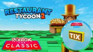 All Tix And Tokens In Restaurant Tycoon 2