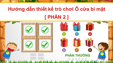 Hướng dẫn thiết kế PowerPoint Ô cửa bí mật - [PHẦN 2] Tùy Biến Giao Diện & Câu Hỏi
