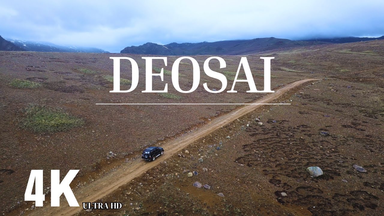 Aerial View Of Deosai National Park | 2nd Highest Plateau In The World | Drone Footage 4k