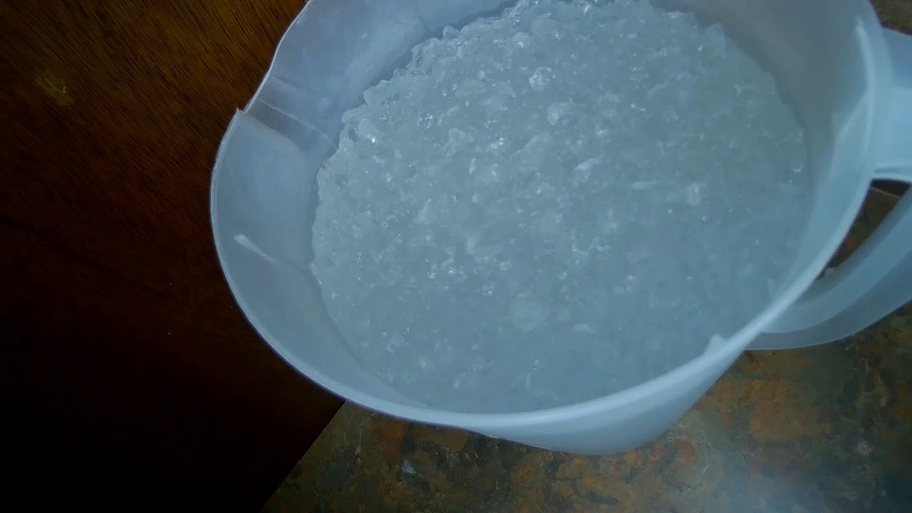 water gel crystals time lapse YouTube