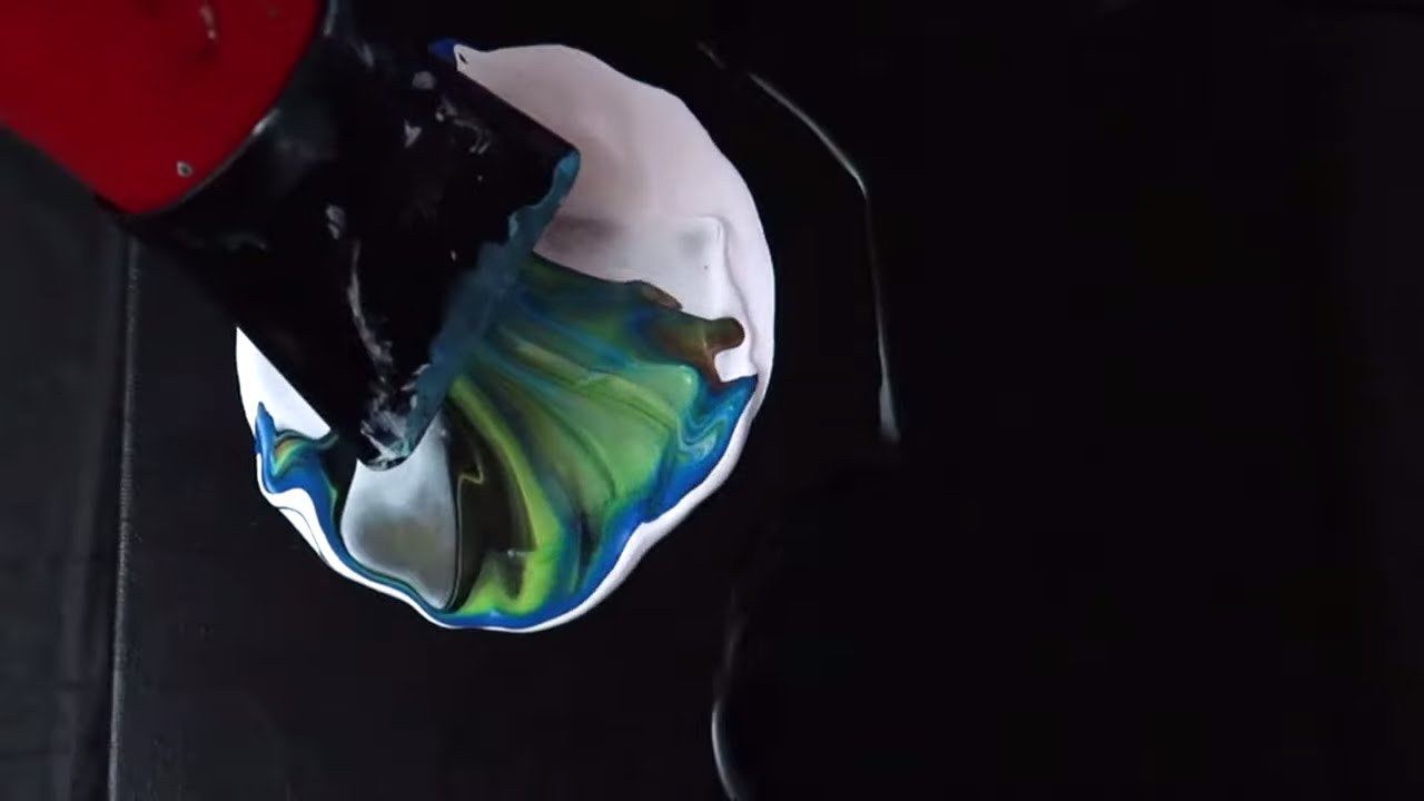 Acrylic Pouring Dutch Pour Technique - YouTube