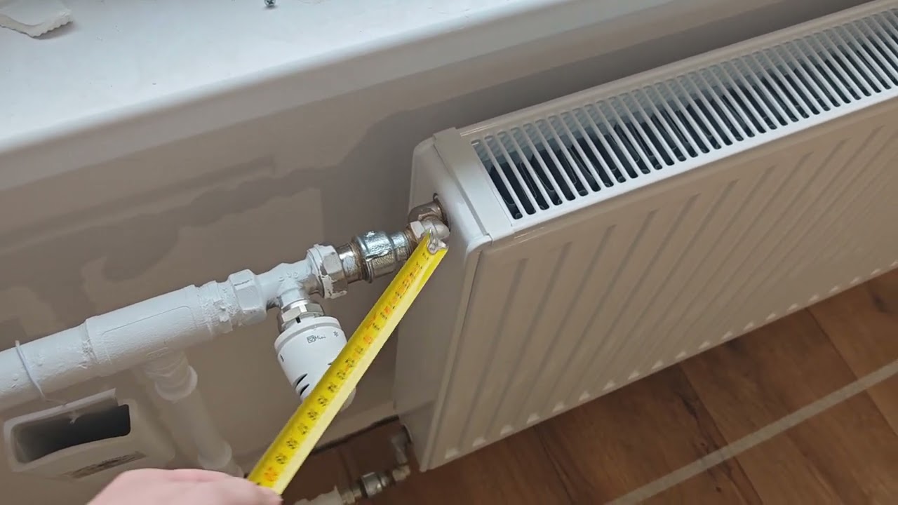 Panel radiátor szerelés, 1 csöves fűtés