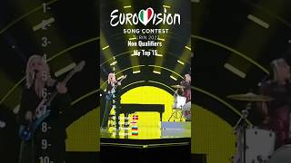Eurovision 2022 | Non Qualifiers My Top 15 #shorts #eurovision #esc2022