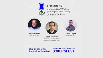 NY Hustle Radio Episode 12 - Gilad Freimann | Hosted by Frank Acosta & David Dayon