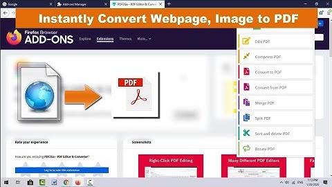How to Convert Any Page, Image or Link to PDF in Firefox on Windows