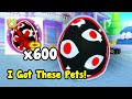 I Opened x600 Nightmare Eggs And Got These Pets! - Pet Simulator X Roblox