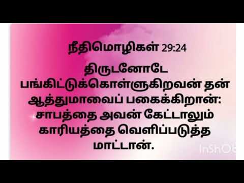 நீதிமொழிகள் - 29 : 21 - 27