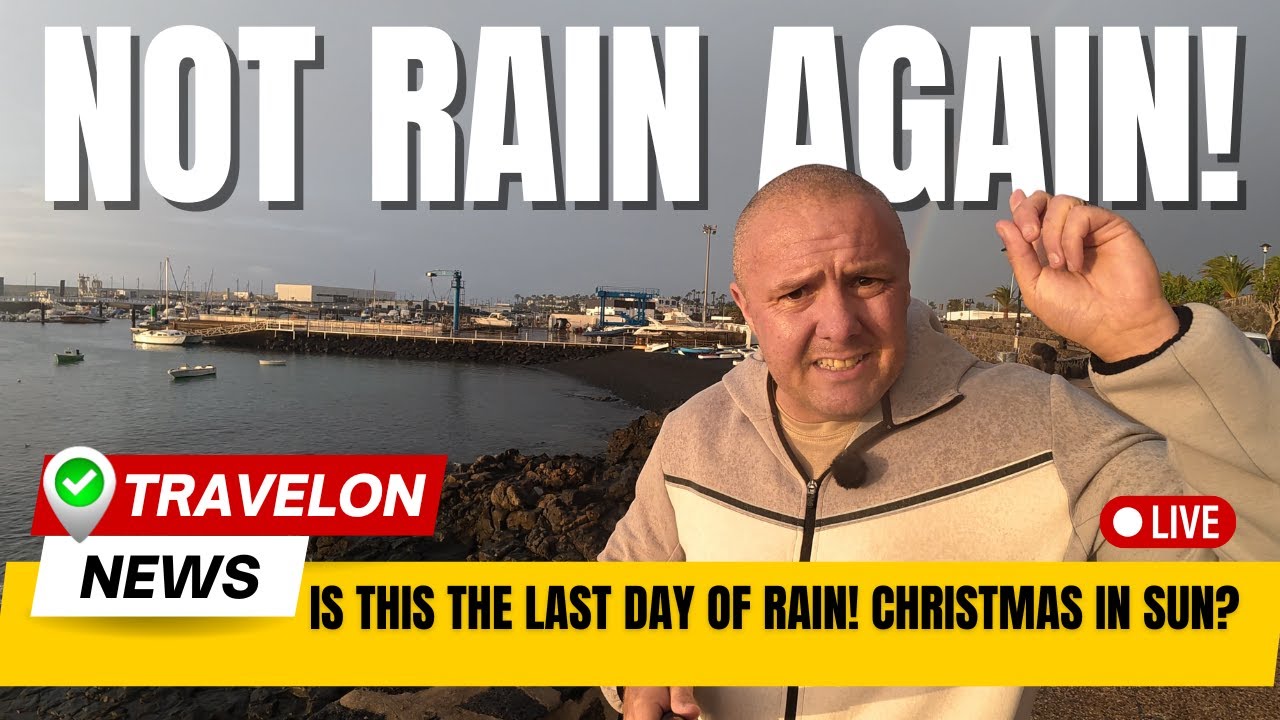 🌧️ ЭТО НЕ ХОРОШО! Неужели на Лансароте действительно идет дождь?😩 Когда это закончится?!