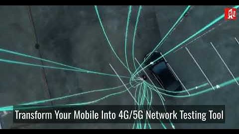 Smart 4G/5G RF Drive Test tool.