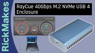 Raycue 40Gbps M.2 Nvme Usb 4 Enclosure