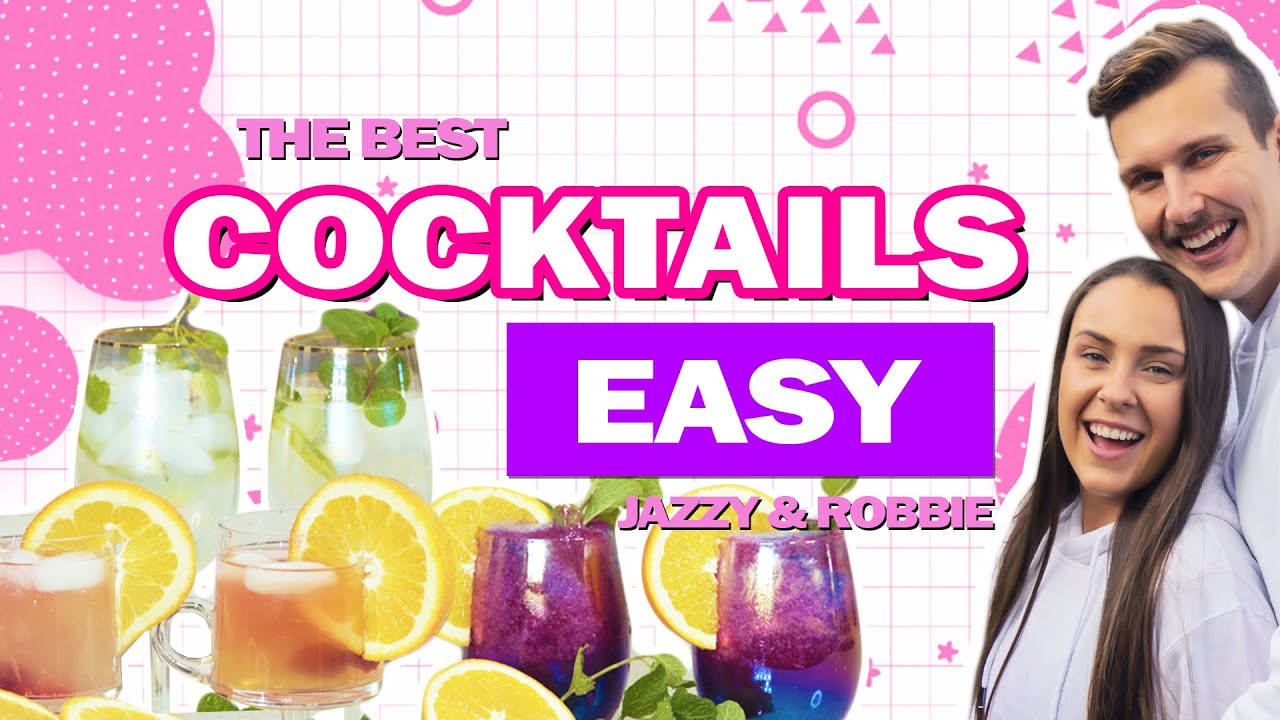 Our top 3 BEST COCKTAILS EVER! Easy Step by step DATE NIGHT