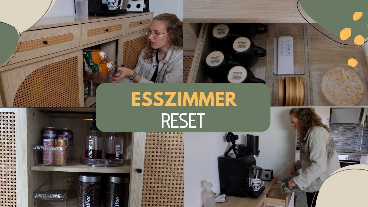 Gemeinsam aufräumen: Esszimmer-Deep-Clean & Schränke ausmisten 🪣