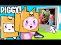 FOXY & BOXY Play ROBLOX PIGGY! (Funny LankyBox Animation)