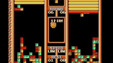 Tetris 2 (NES / Nintendo) Vs. CPU