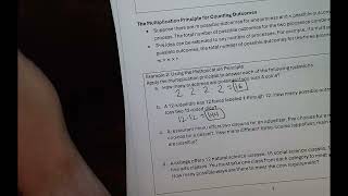 Quantitative Literacy 7A Example #2 Multiplication Principle