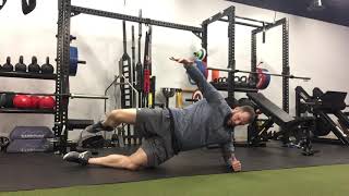 Diagonal Plank for Core Strength and Hip Mobility