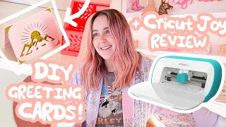 DIY Greeting Cards + Cricut Joy REVIEW!