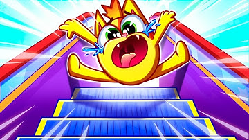 Magic Stairs Song | Escalator Funny Kids Songs by Baby Zoo