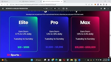 BitSports AI - How To Make A Withdrawal
