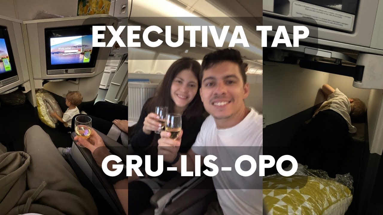 EXECUTIVA TAP COM BEBÊ - AIRBUS A330 - SAO PAULO até o PORTO