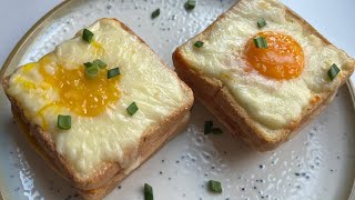 Ready In Minutes ! Crispy Egg Cheese Toast | Delicious Breakfast