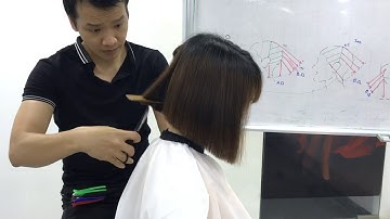 Hướng dẫn kiểu tóc Bob cho học viên | Học Viện Tóc LEVY