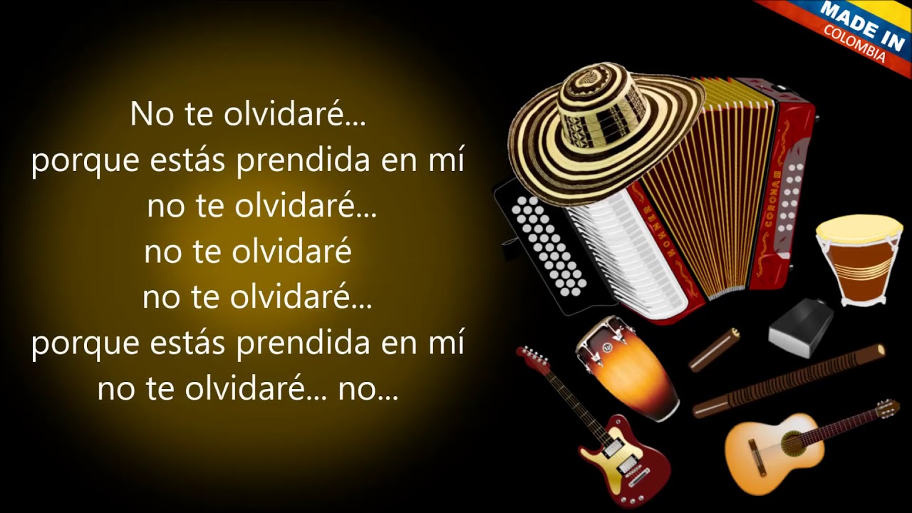 No Te Olvidar Jorge Celedn Letra