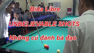 Bida Libre | Những cú đánh bá đạo Unbelievable shots (Billiard Carom Libre in Vietnam) screenshot 5