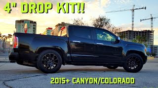 GMC Canyon/Chevy Colorado Belltech 4" Lowering Kit Comprehensive Install Guide