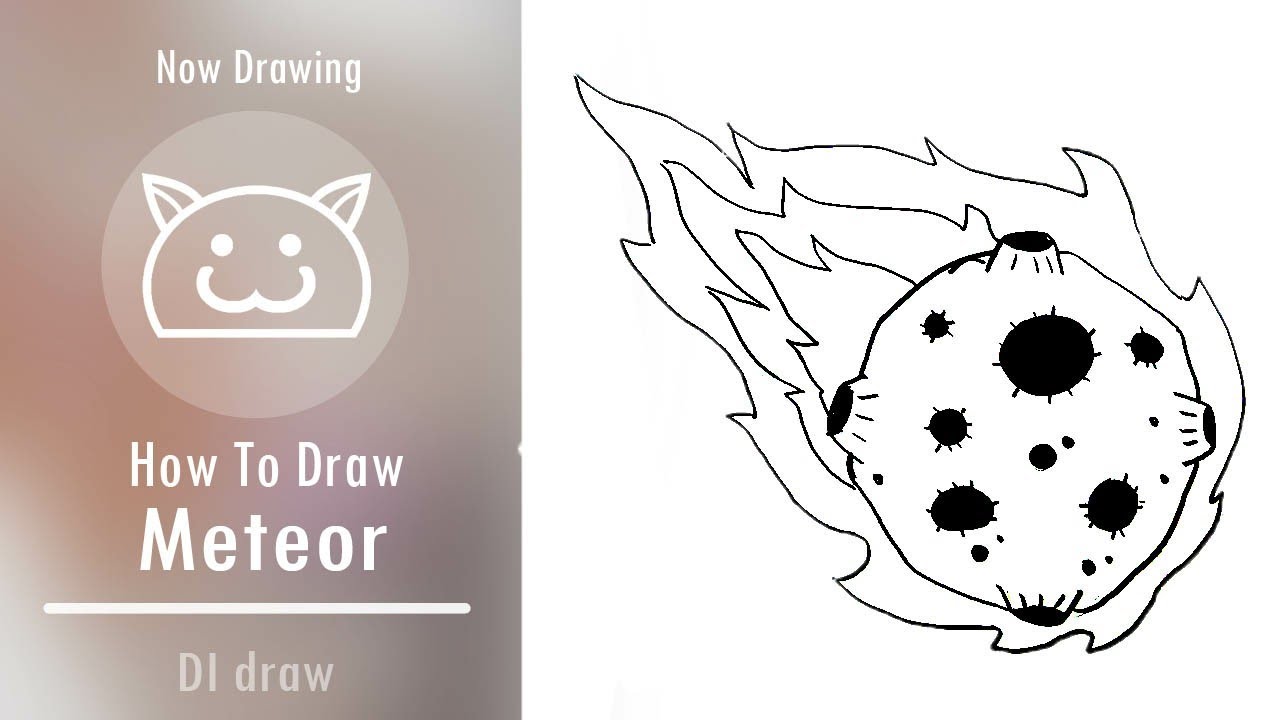 How to Draw Meteor - YouTube