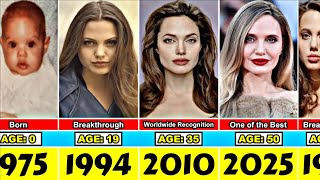Famous Angelina Jolie Transformation From 0 to 50 Year Old (UPDATED) Wealth